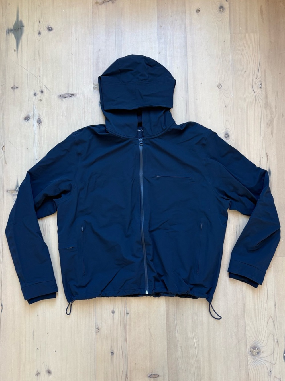 Outdoor Voices Women’s Rectrek Navy Water-Resistant Lightweight Jacket - Large